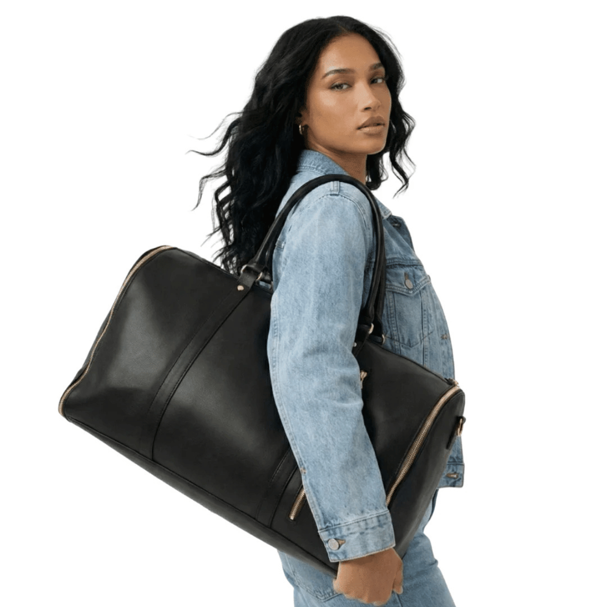Volosia Executive Heritage Leather Travel Duffel