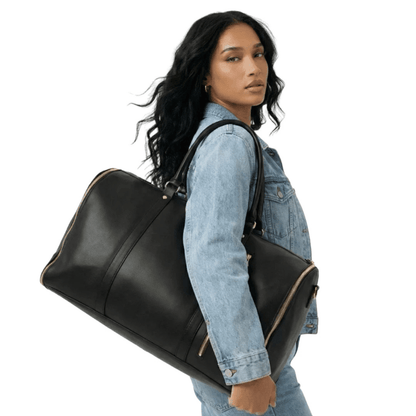 Volosia Executive Heritage Leather Travel Duffel