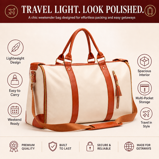 Large Capacity Foldable Travel Duffle Bag