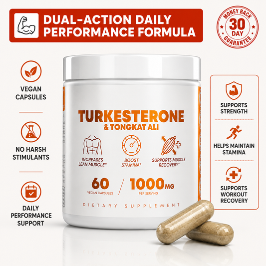 Turkesterone & Tongkat Ali Botanical Extract Capsules