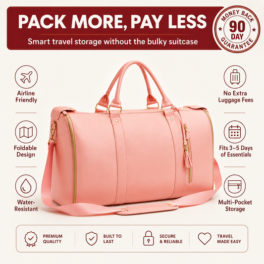 Large Capacity Foldable Travel Duffle Bag