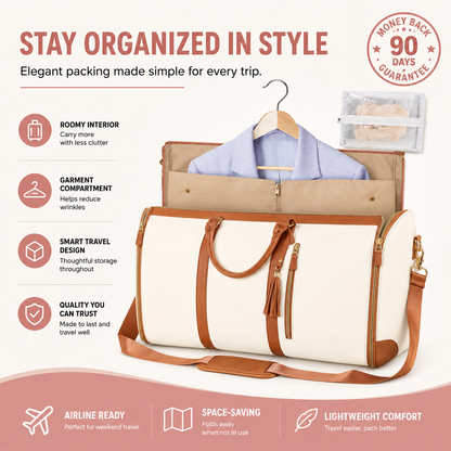 Large Capacity Foldable Travel Duffle Bag