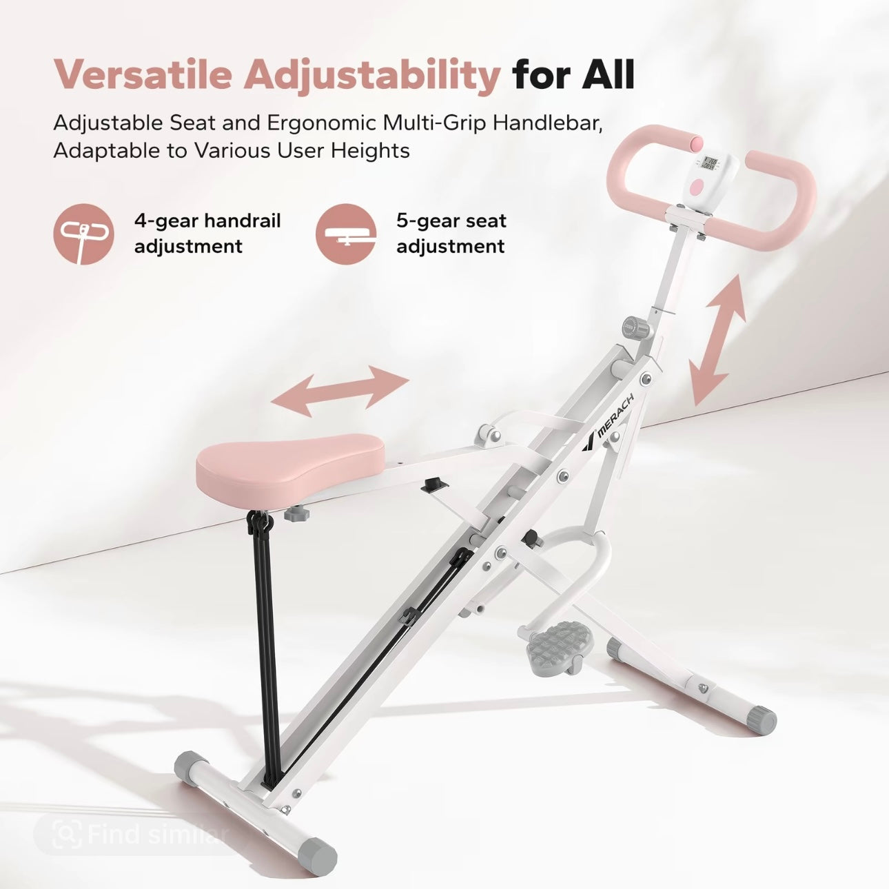 Foldable Home Fitness Rowing Machine