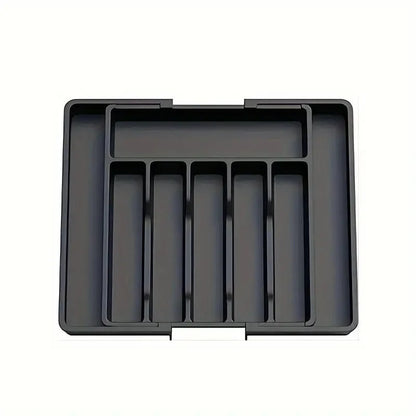 Expandable Kitchen Cutlery Drawer Organizer – Adjustable Utensil Storage Tray