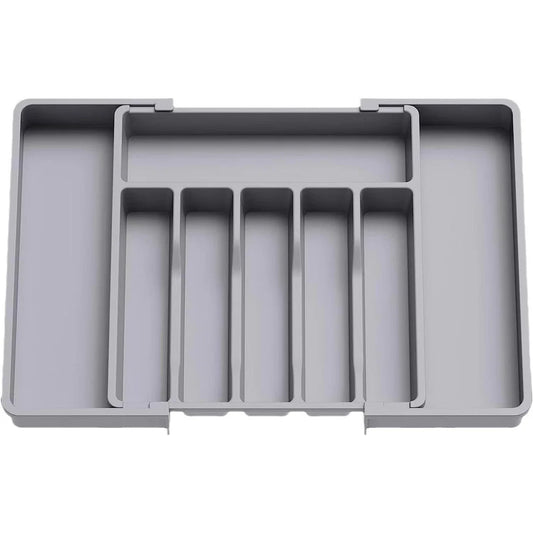Expandable Kitchen Cutlery Drawer Organizer – Adjustable Utensil Storage Tray